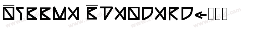 Nissma Standard字体转换
